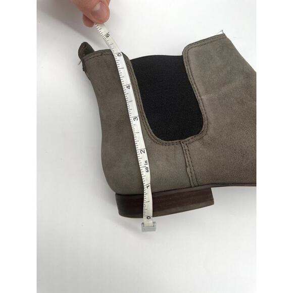 Madwell Nico Boot Chelsea Gray Suede Leather Ankle Booties Size 9 Pointed Toe - Picture 8 of 12